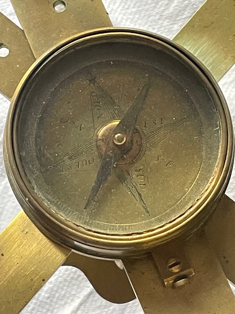 Whole Circle Or Dutch Circle Signed Gourdin In Paris C.1770-photo-4