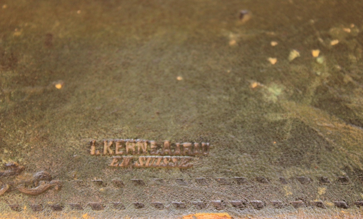 Grande trousse d'architecte et mathématiques signée I.KERN A ARRAU SUISSE C.1800-photo-1