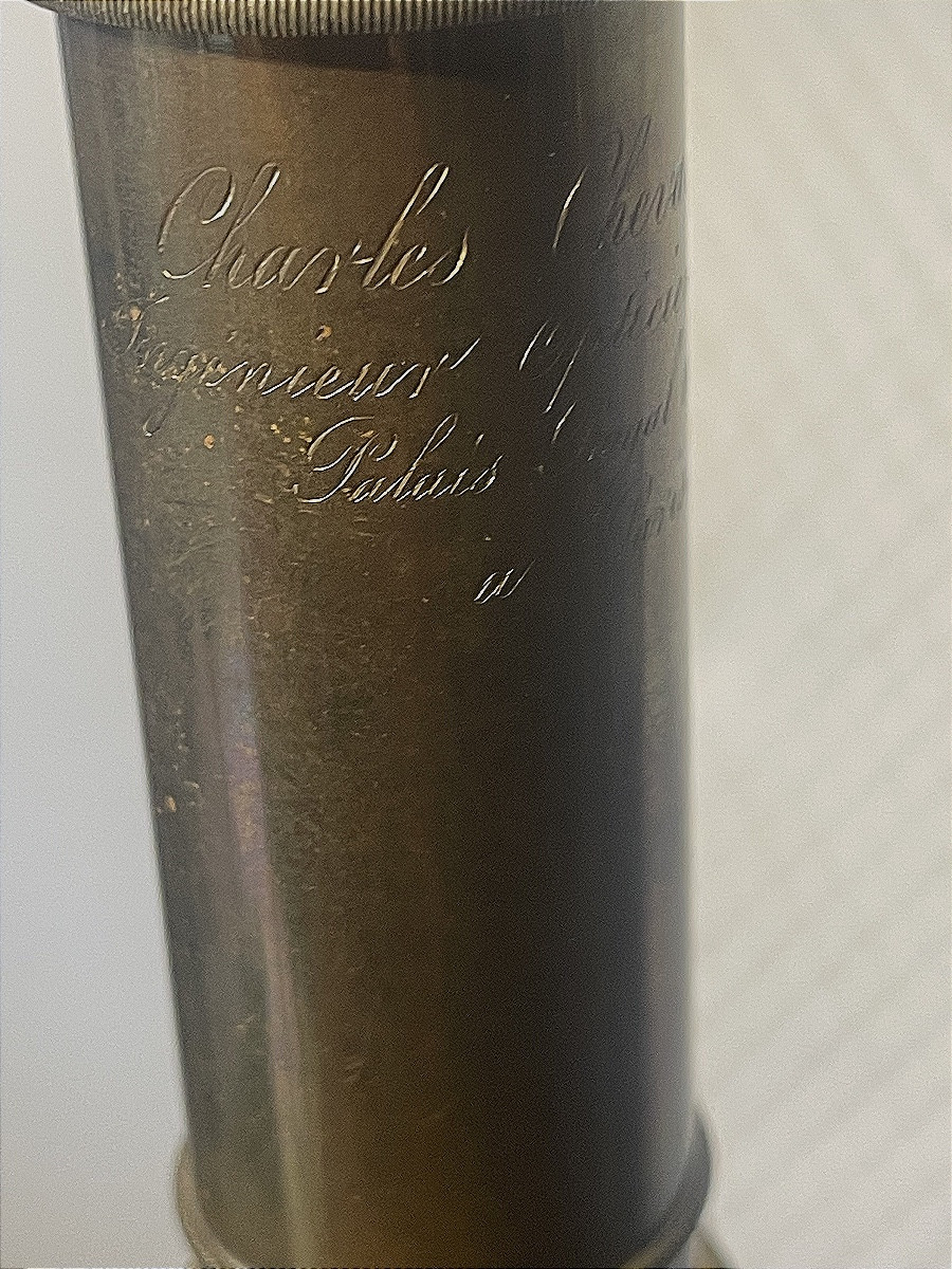 microscope a tambour a niche par Charles Chevalier  C.1832-photo-3