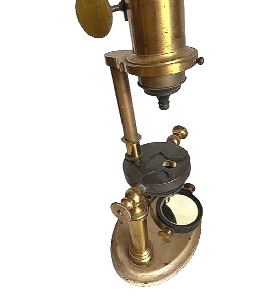 Grand microscope composé attribuable a Radiguet 51 CM-photo-3