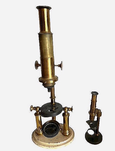 Grand microscope composé attribuable a Radiguet 51 CM-photo-4