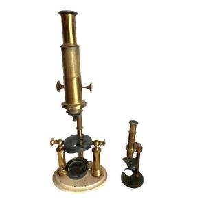 Very Large Compound Microscope Attributable To Radiguet 51 Cm