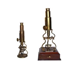 Imposant Microscope De Type Culpeper C.1790