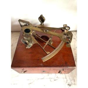 Marine Sextant Signed Granjeau Beigne In Marseille