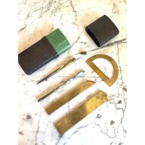 Architect's Or Mathematics Kit By Claude Langlois Around 1720