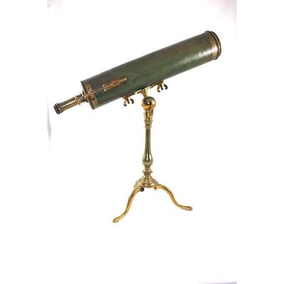 Reflexion Telescope Signed Paris In Paris C.1730