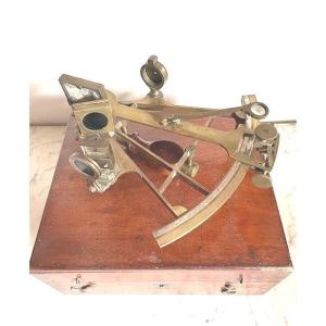Sextant De Marine Signé Granjeau Beigne A Marseille C. 1840