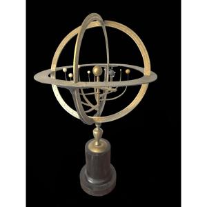 Copernican-type Demonstration Planetary Mirror With Hand-operated Mechanism, Attributed To Charles Dien, 1830
