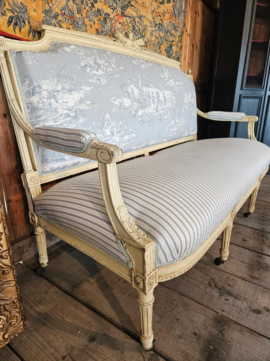 Louis XVI Bench Seat-photo-2