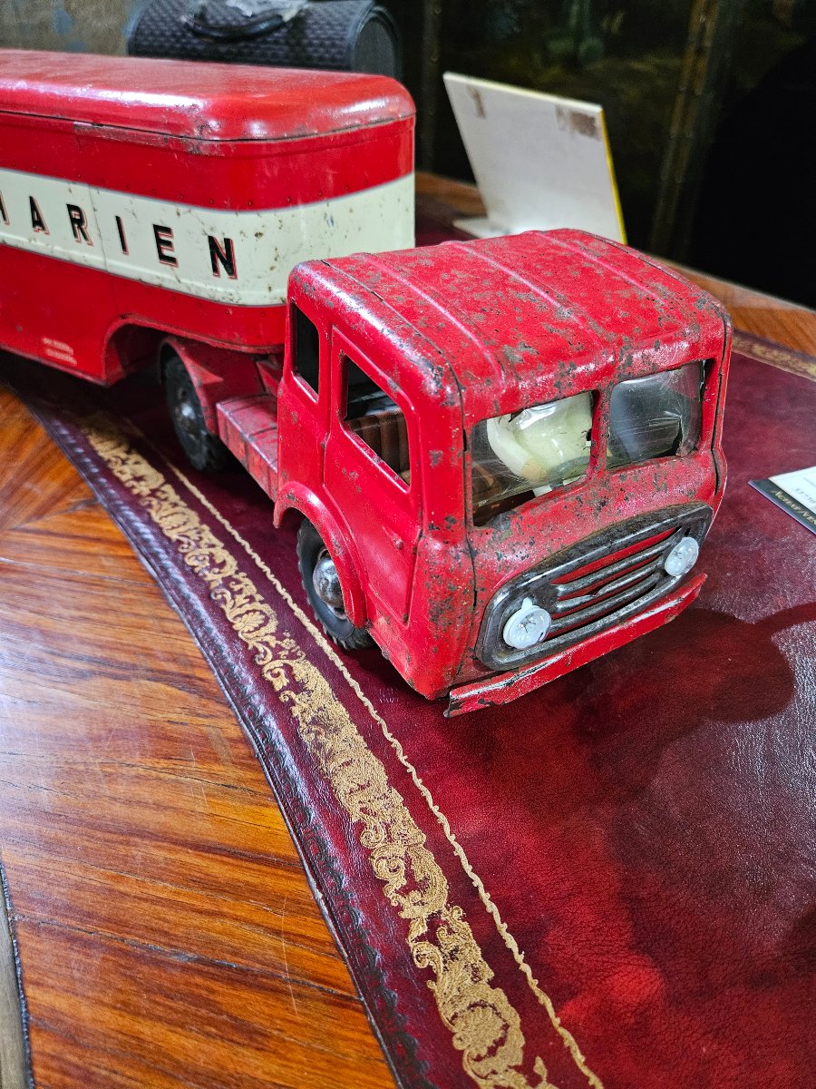 Camion semi remorque en tole-photo-3