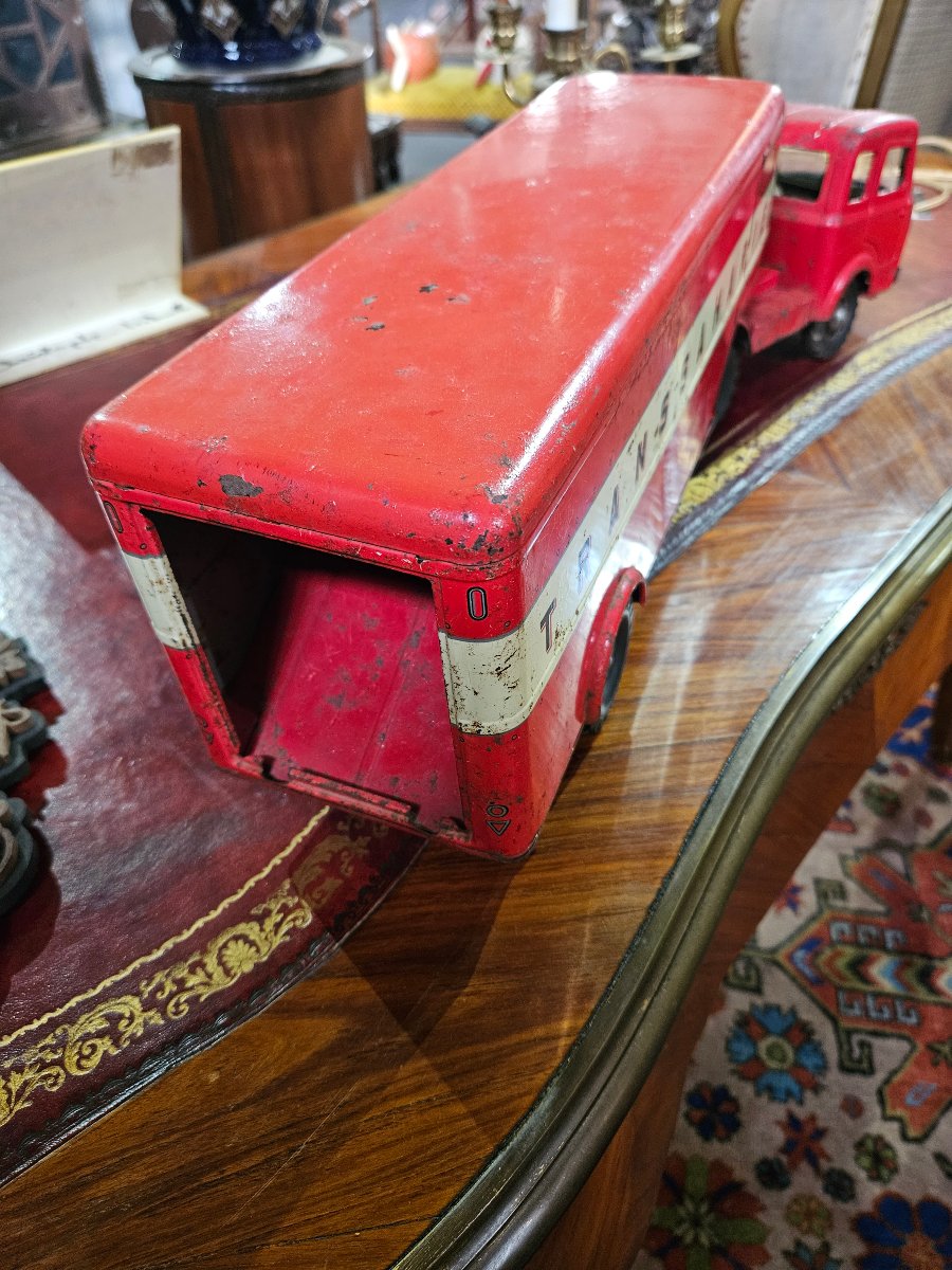 Camion semi remorque en tole-photo-1