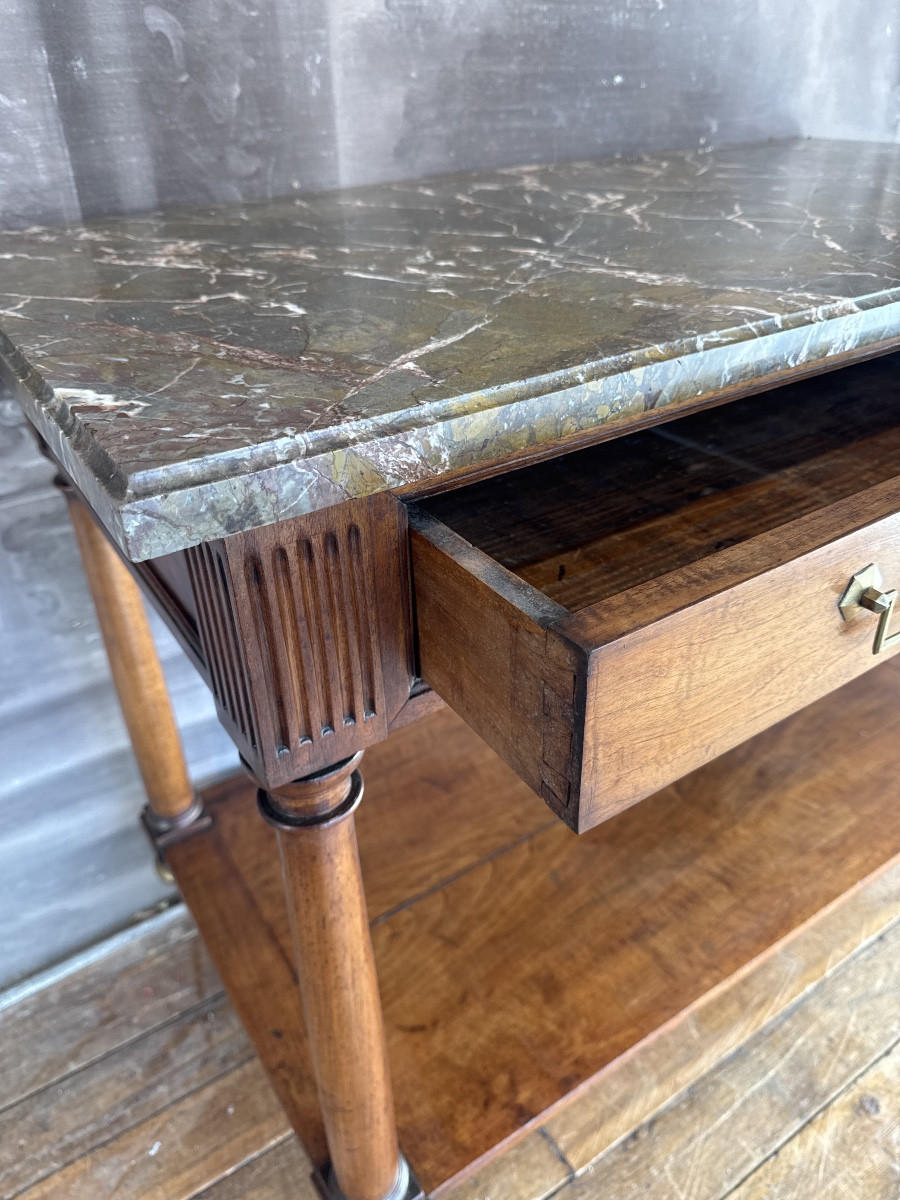 Console Desserte d’Epoque Louis XVI -photo-2