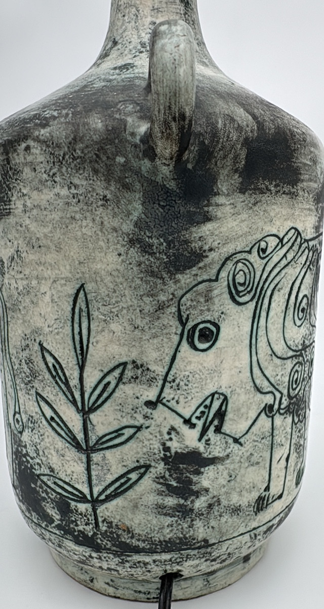 Pied de lampe en céramique – Jacques Blin-photo-2