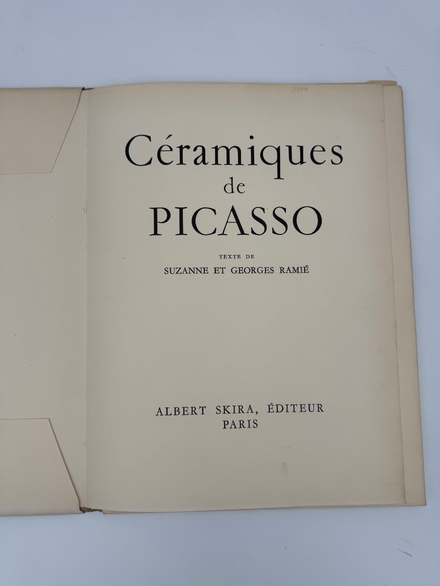 Céramiques de Picasso – Albert Skira 1948 – Exemplaire numéroté 27/248 – Complet avec 18 planch-photo-4
