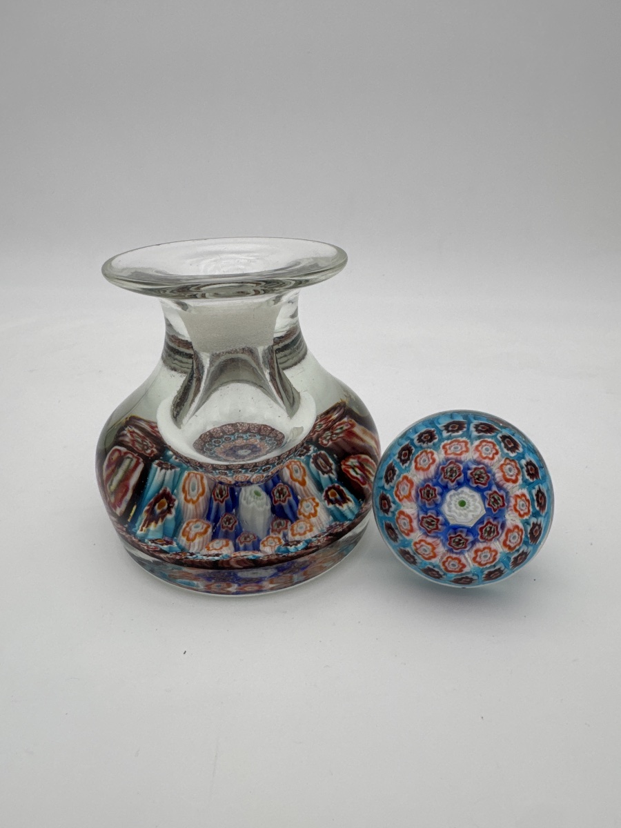 Sulfure Millefiori Glass Bottle-photo-2