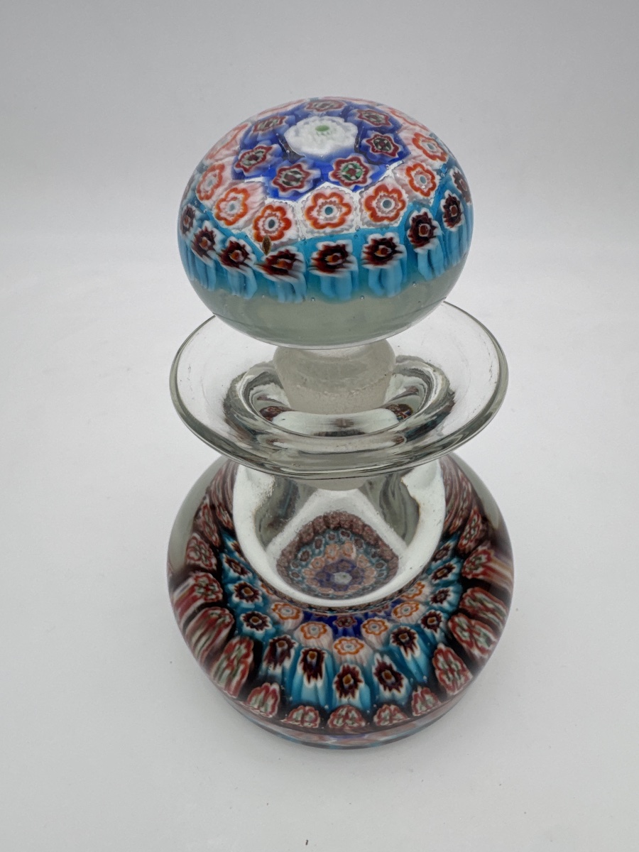 Sulfure Millefiori Glass Bottle