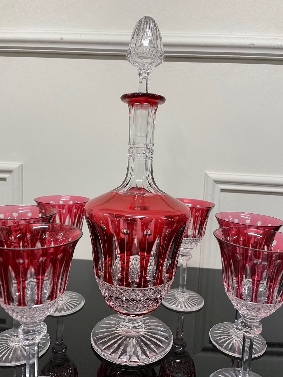 Saint Louis - Modèle Tommy Service à Apéritif Cristal-photo-2