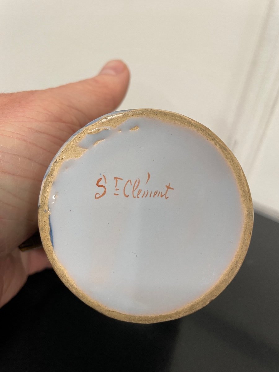 Émile Gallé - Partie De Service à Café En Faïence De Saint Clément Japonisant-photo-6