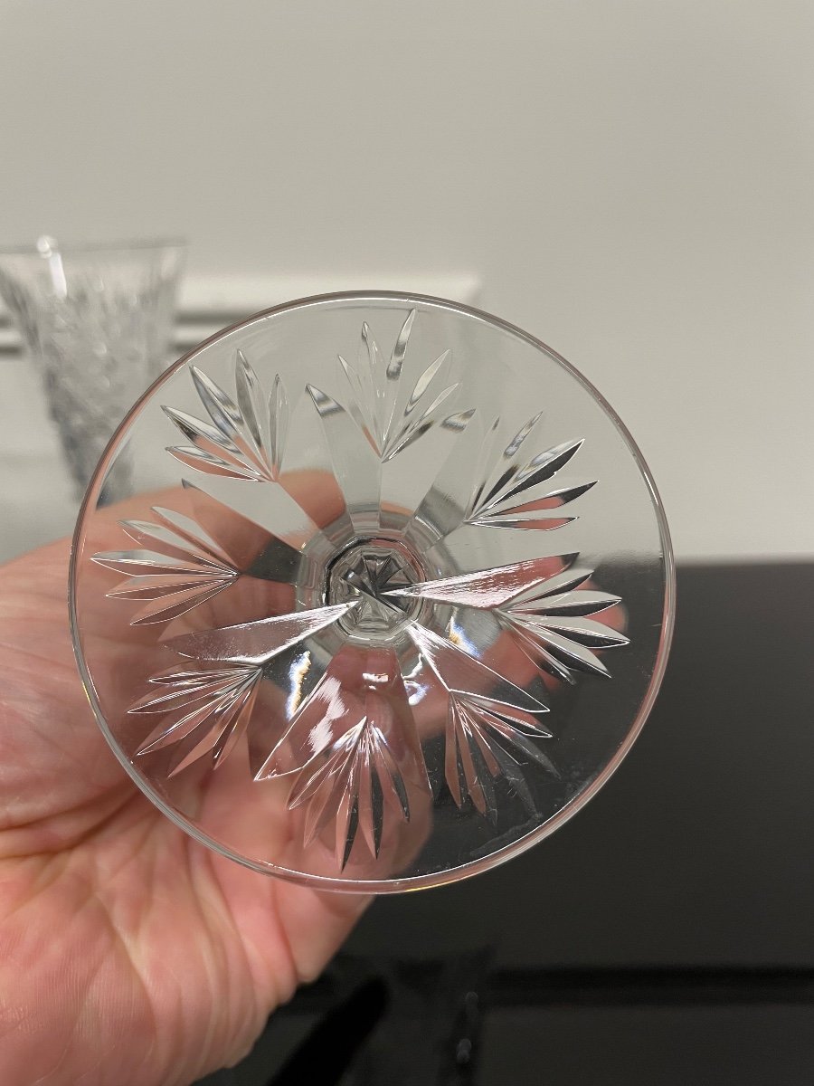 Saint Louis - Modèle Vologne 6 Flûtes à Champagne Cristal H: 18,5 Cm-photo-3