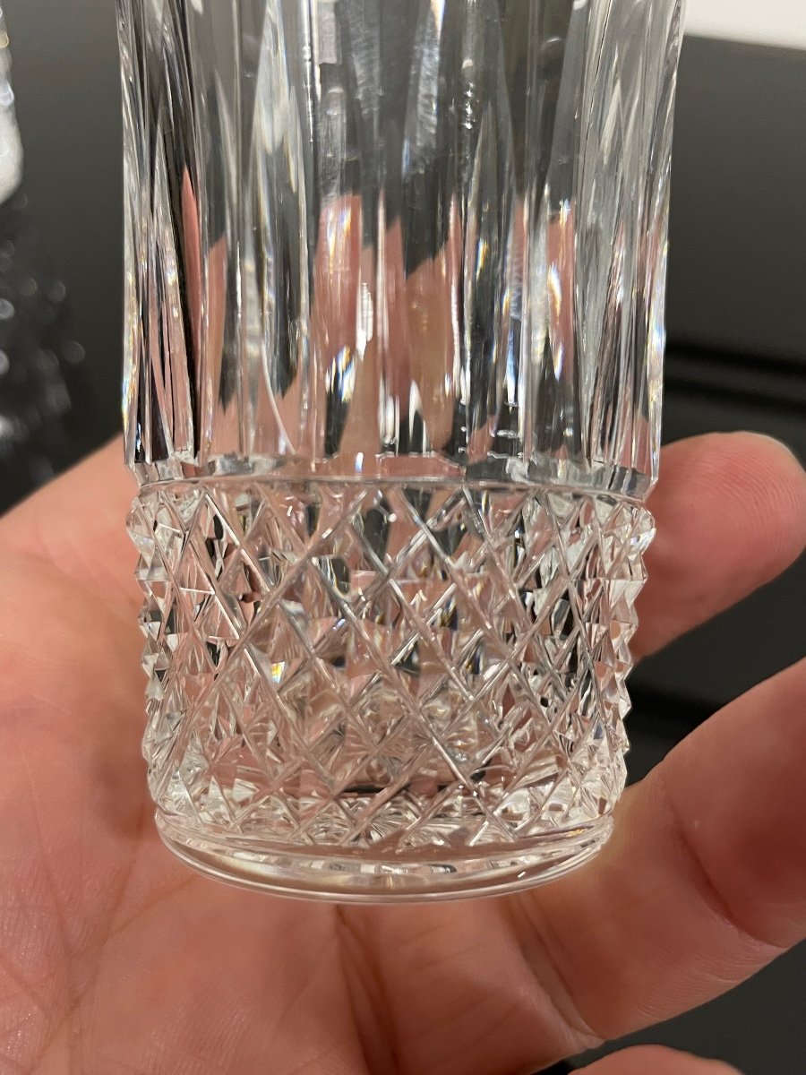 Saint Louis - Modèle Tommy 8 Gobelets En Cristal H: 9 Cm-photo-3