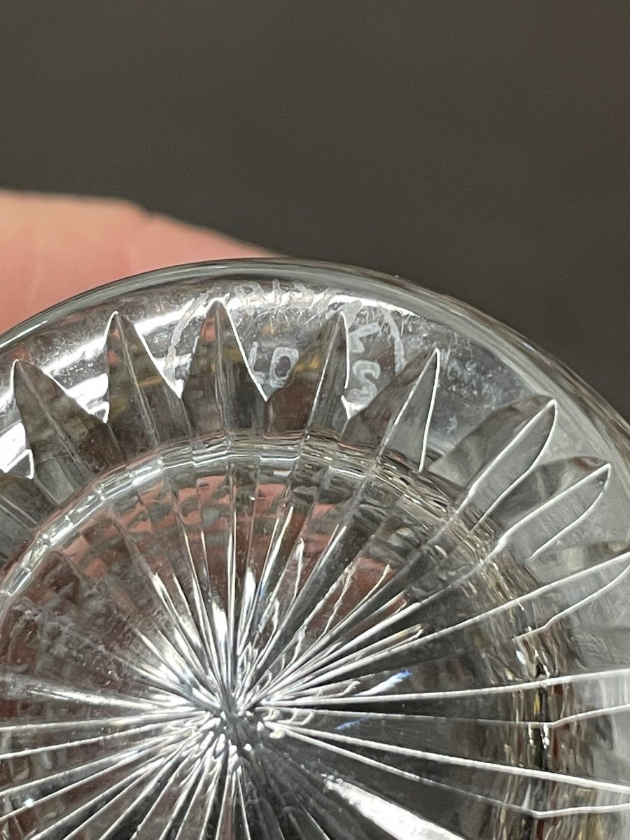 Saint Louis - Modèle Tommy 8 Gobelets En Cristal H: 9 Cm-photo-3