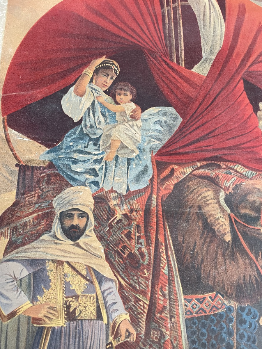Hugo d'Alesi - Tunisia Canvas Travel Poster Circa 1892-photo-3