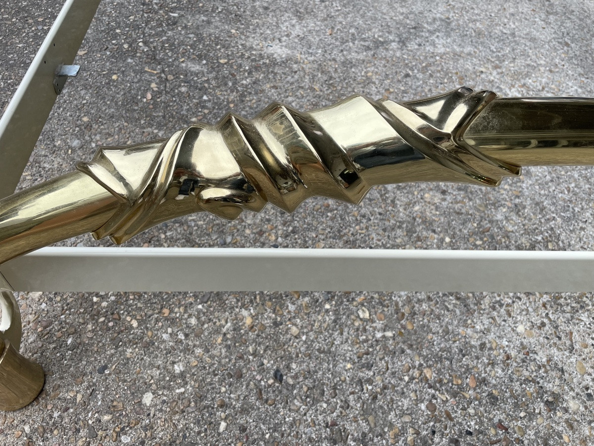 1970s Design Brass Bed By Lipparini-photo-2