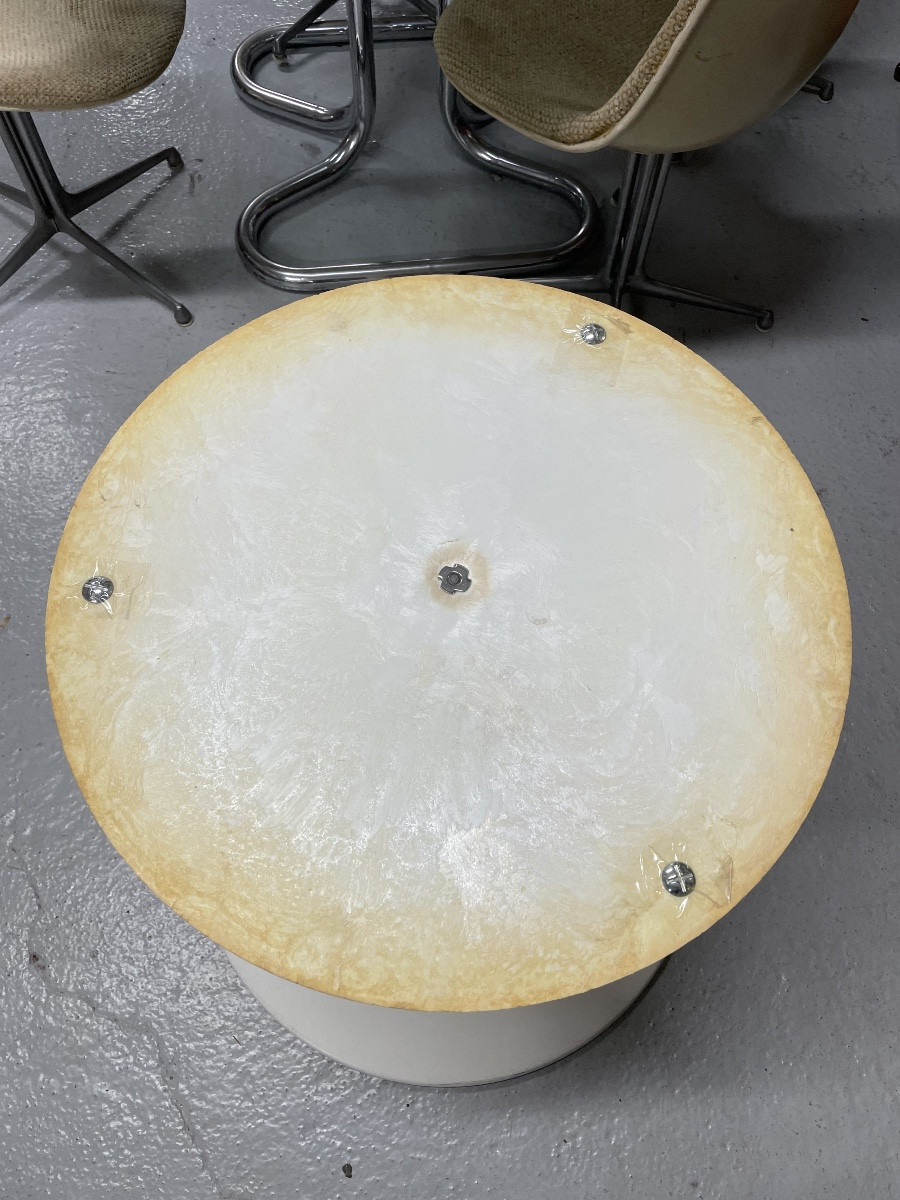 Knoll Eero Saarinen Table Tulip Model In Marble 137 Cm-photo-6