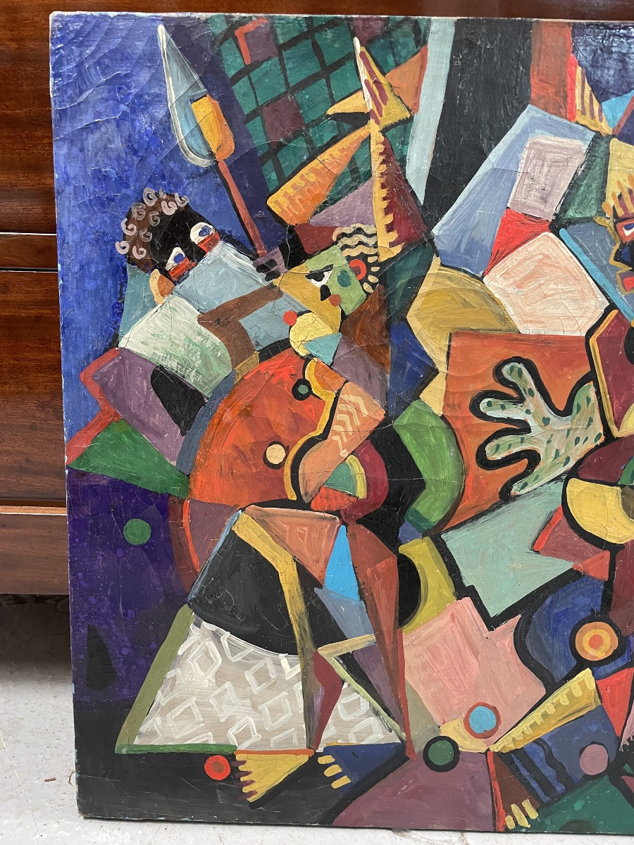 proantic-jozef-popczyk-composition-abstraite-cubiste-circa-1930-hui