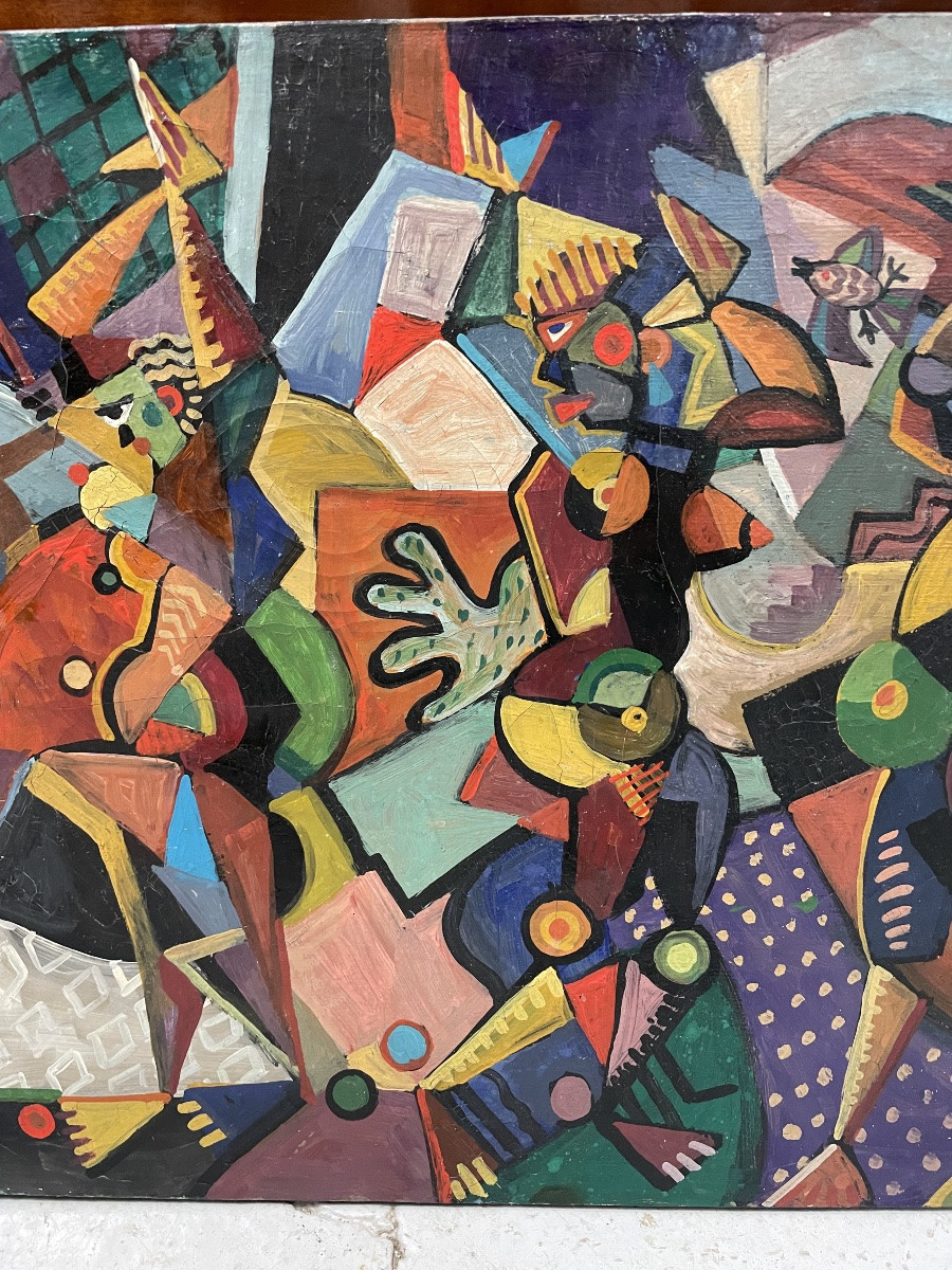 proantic-jozef-popczyk-composition-abstraite-cubiste-circa-1930-hui