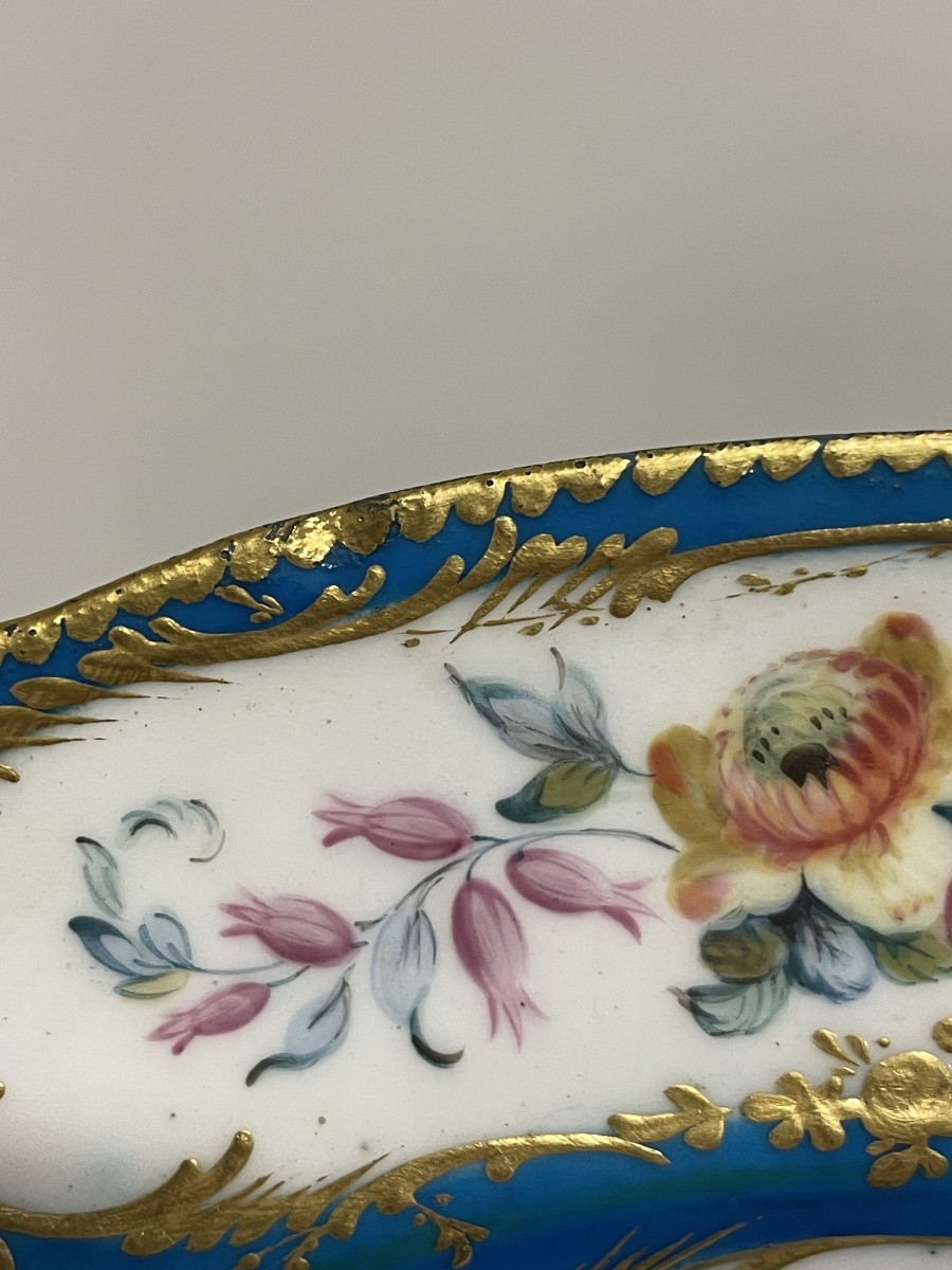 Soft-paste Porcelain Plate From Sèvres, 18th Century-photo-8