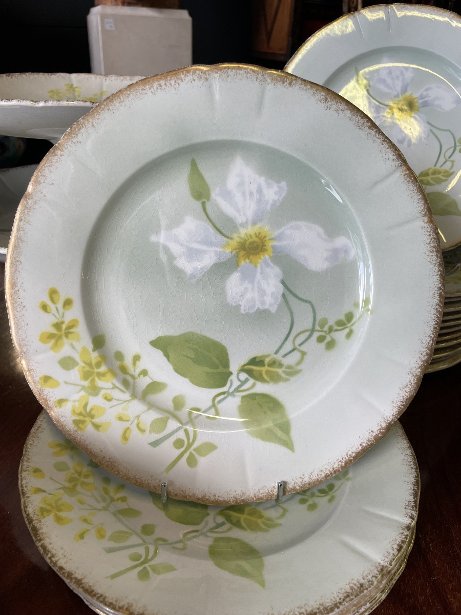 Lunéville - Keller And Guerin - Part Of A Table Service At Les Clématis -photo-2