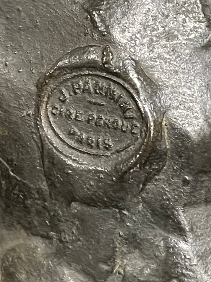 Important Bronze Animal Sculpture - The Lion And Lioness, The Prelude - C. Mazzei-photo-5