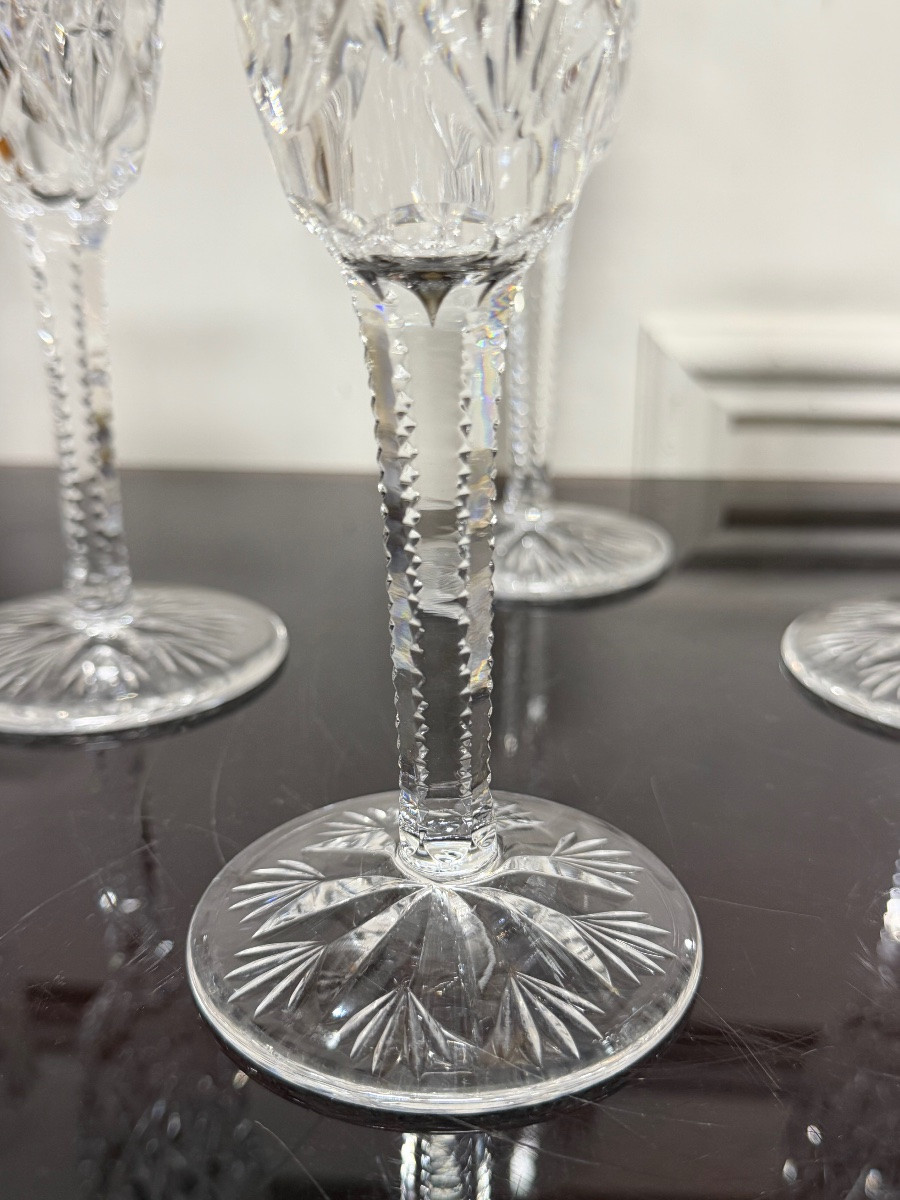 Saint Louis - 6 Champagne Flutes Florence Model-photo-1