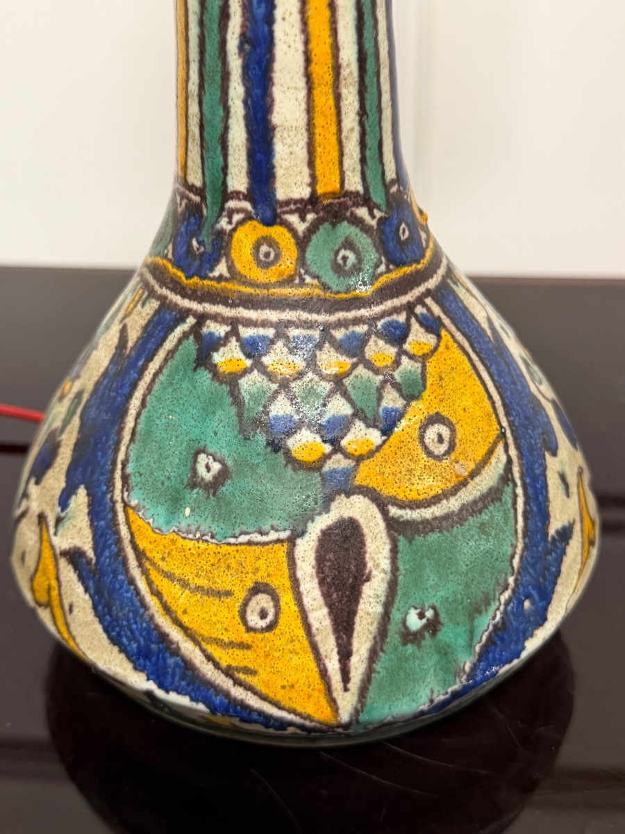 Lampe en céramique Awlâd Chemla Tunis Tunisie-photo-3