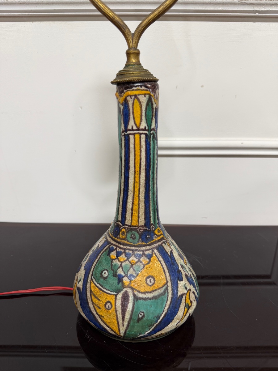 Lampe en céramique Awlâd Chemla Tunis Tunisie