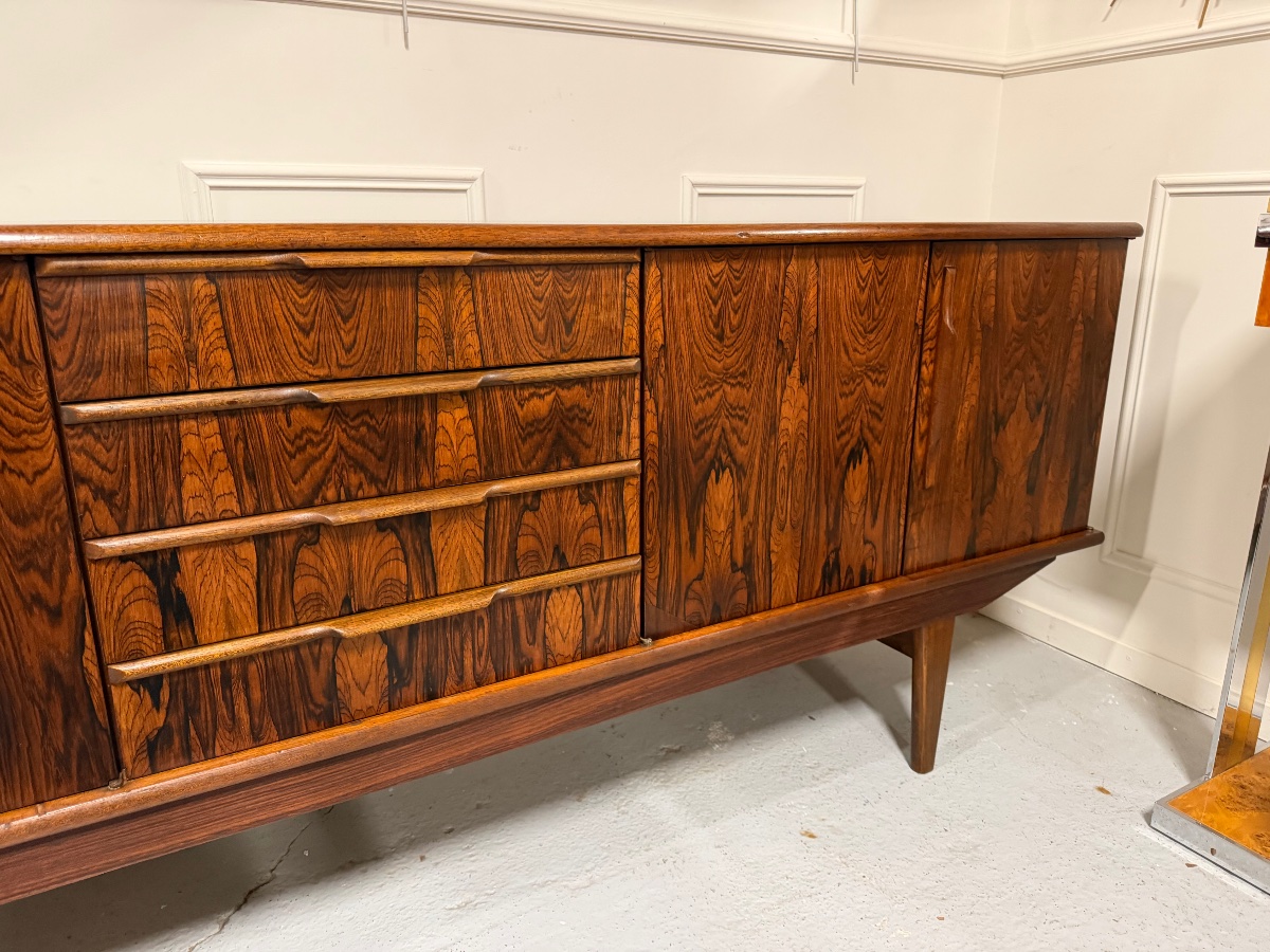 Scandinavian Sideboard In Rio Rosewood Circa 1960 230 Cm-photo-7