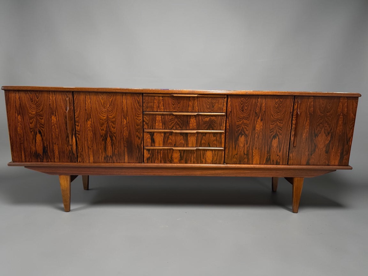 Scandinavian Sideboard In Rio Rosewood Circa 1960 230 Cm