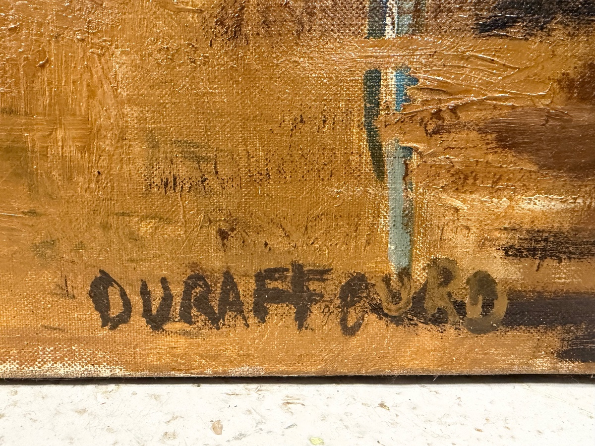 Le Jazz Band - Huile sur toile signée Duraffourd Époque milieu XXème-photo-6