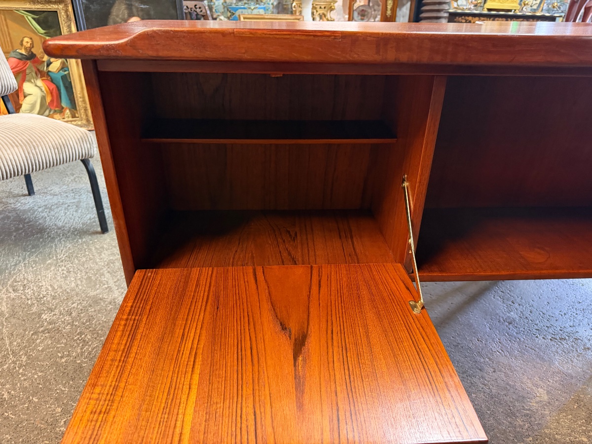 Bureau Boomerang Double face par Goran Strand circa 1960 Suède-photo-5