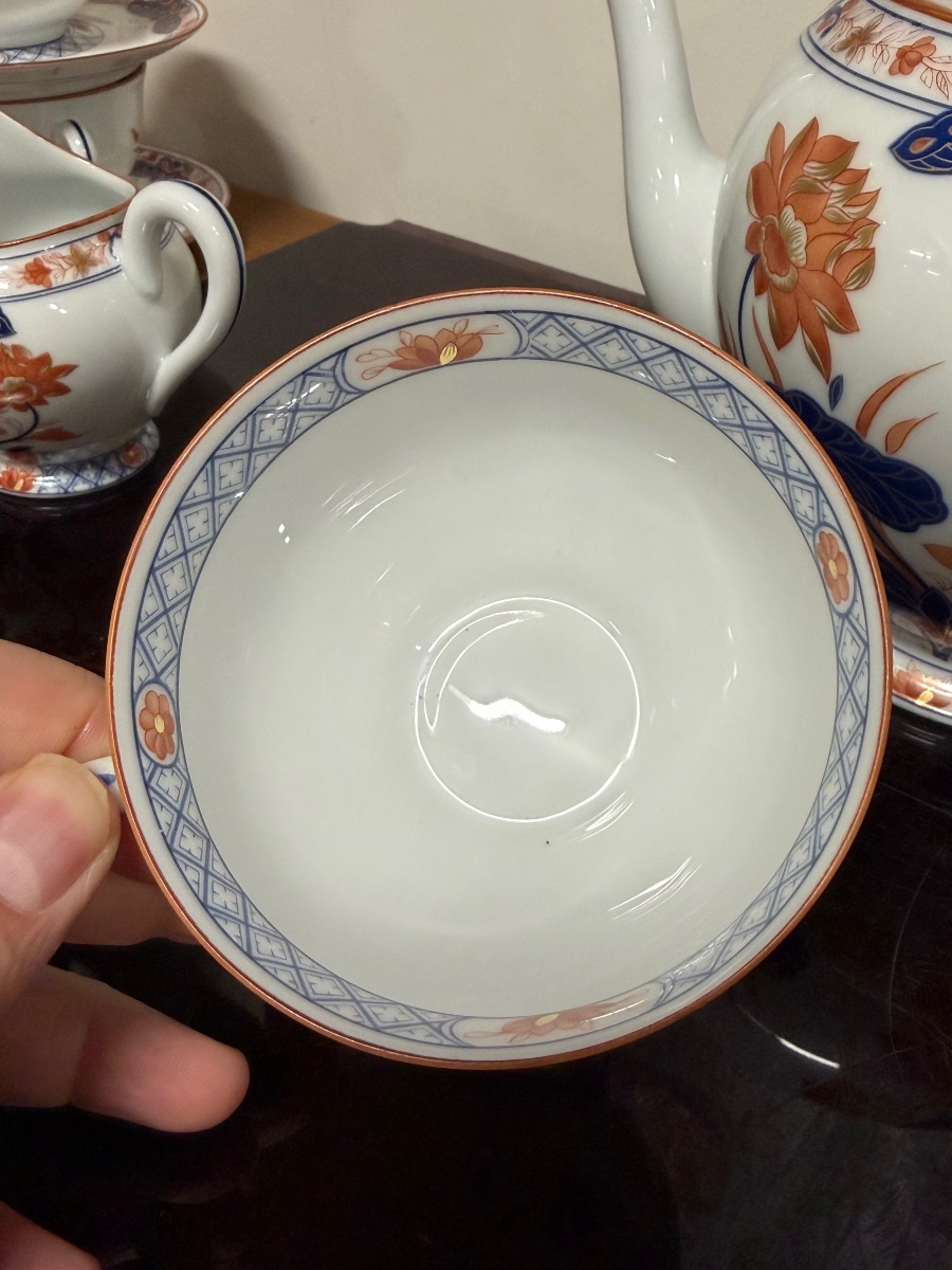 Haviland - Service a café en porcelaine de Limoges modèle Papillons-photo-3