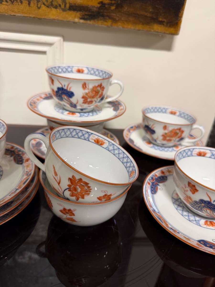 Haviland - Service a café en porcelaine de Limoges modèle Papillons-photo-7