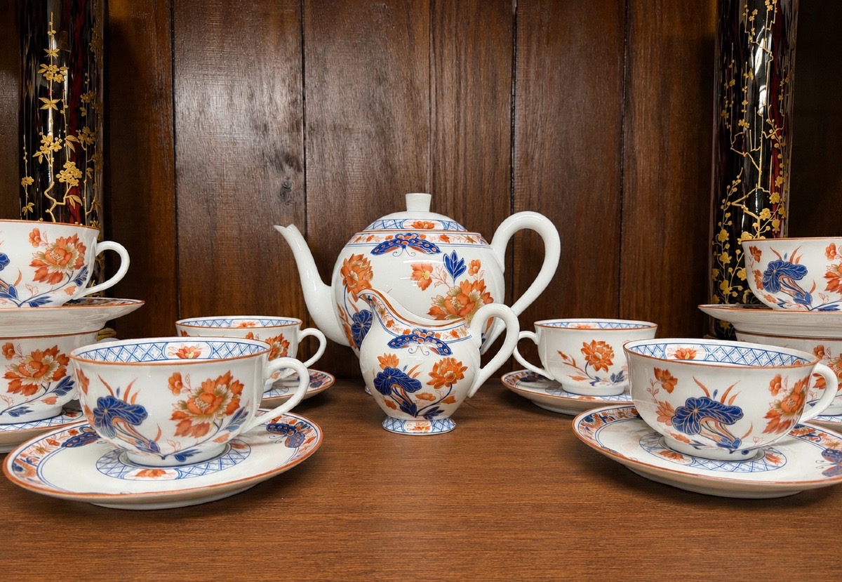 Haviland - Service a café en porcelaine de Limoges modèle Papillons
