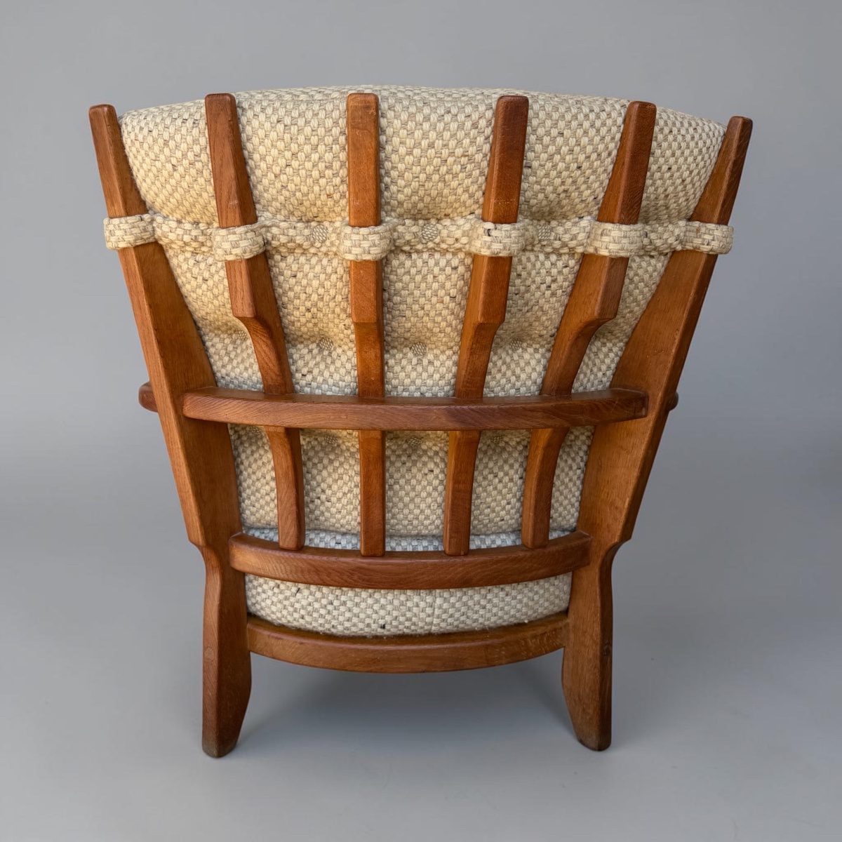 Guillerme et Chambron - Fauteuil Roméo Edition Votre Maison Circa 1960-photo-3