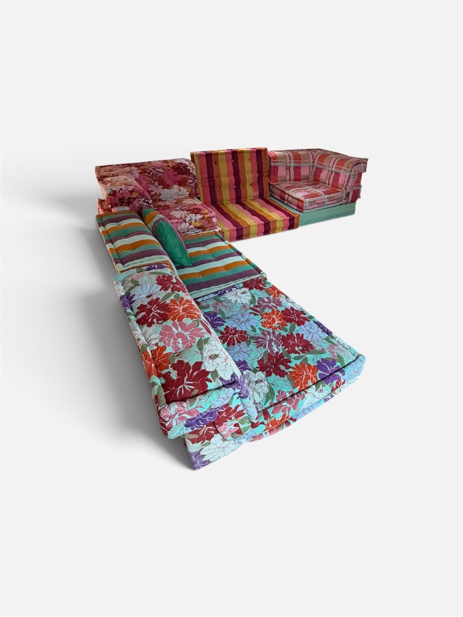 Canapé modulable Mah Jong Roche Bobois Design Kenzo Takada Hans Hopfer -photo-3