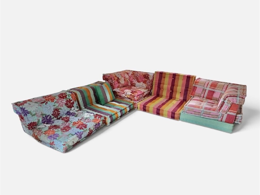 Canapé modulable Mah Jong Roche Bobois Design Kenzo Takada Hans Hopfer 