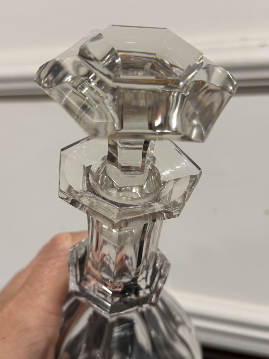 Baccarat Crystal Wine Decanter, Harcourt Model-photo-7
