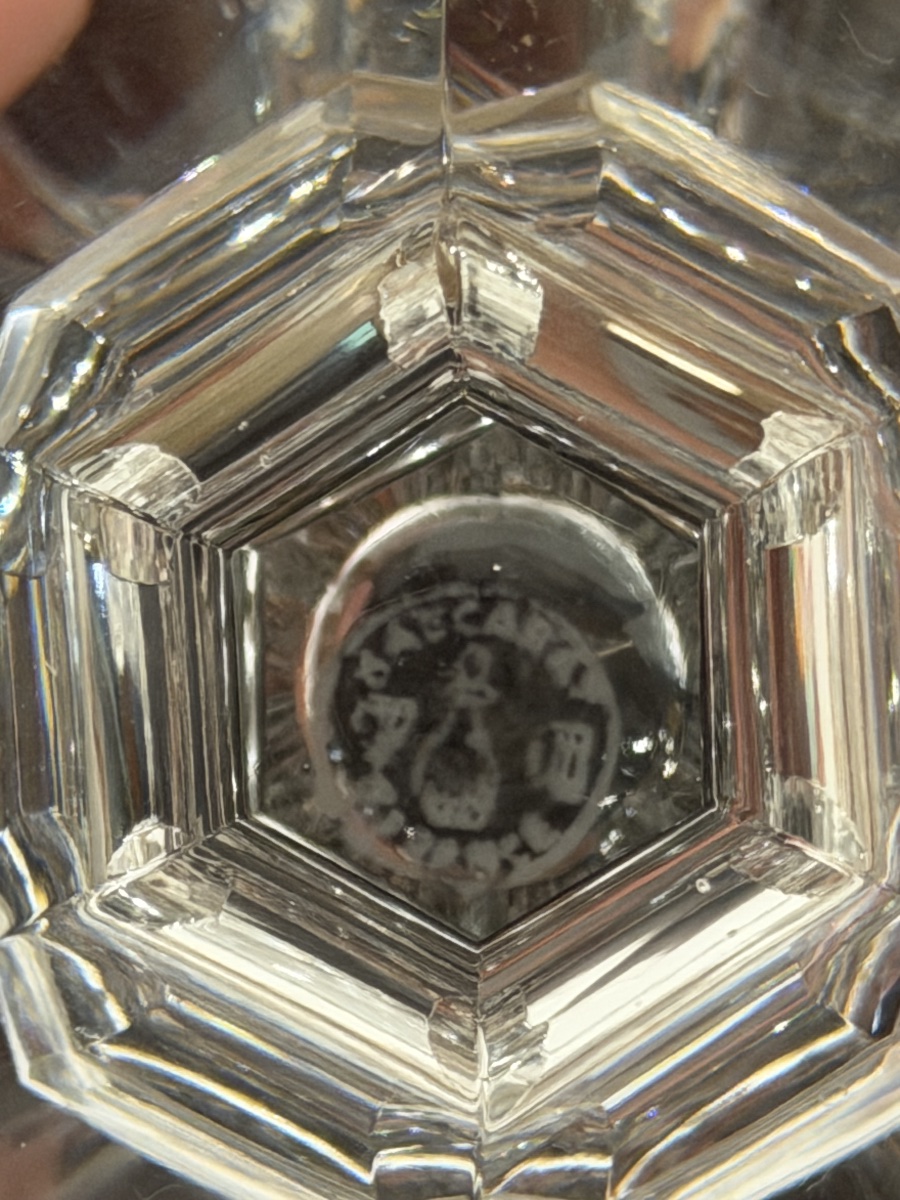 6 VERRES À EAU EN CRISTAL DE BACCARAT MODÈLE HARCOURT H: 15 cm-photo-4