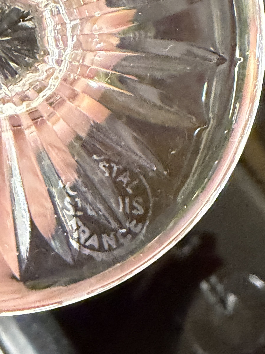 6 Saint Louis-colored Crystal Liqueur Glasses, Tommy H Model: 13.5 Cm-photo-8