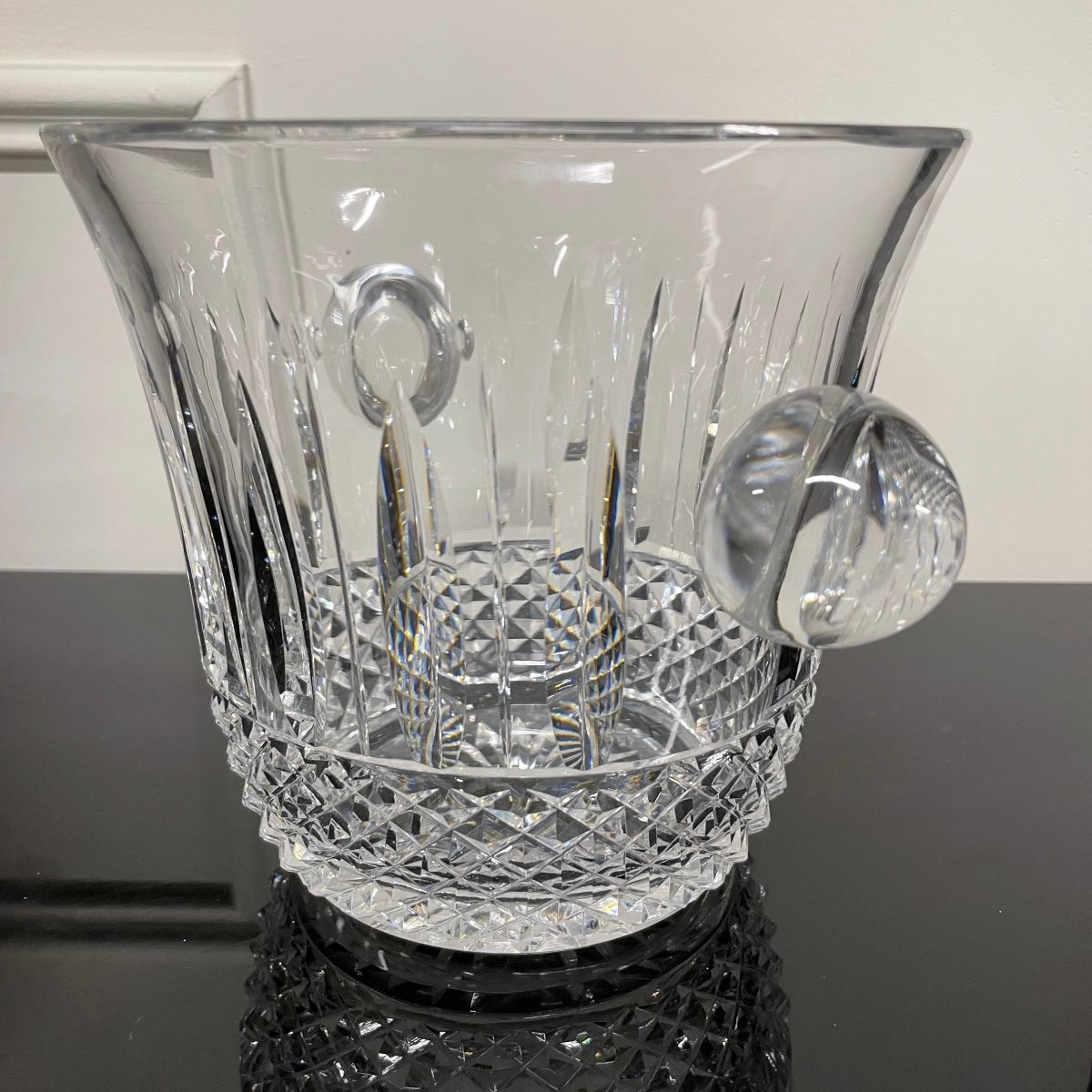 Saint Louis Model Tommy - Crystal Ice Bucket-photo-3